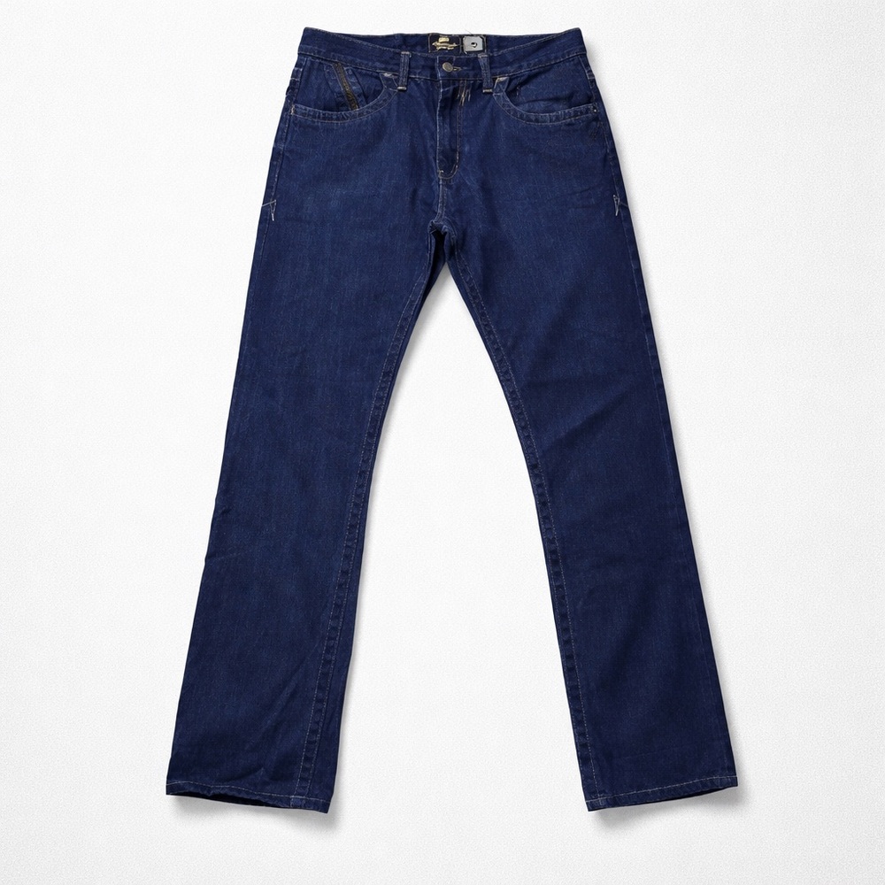 Vintage Akademiks‎ Deep Blue Straight Men's Jeans